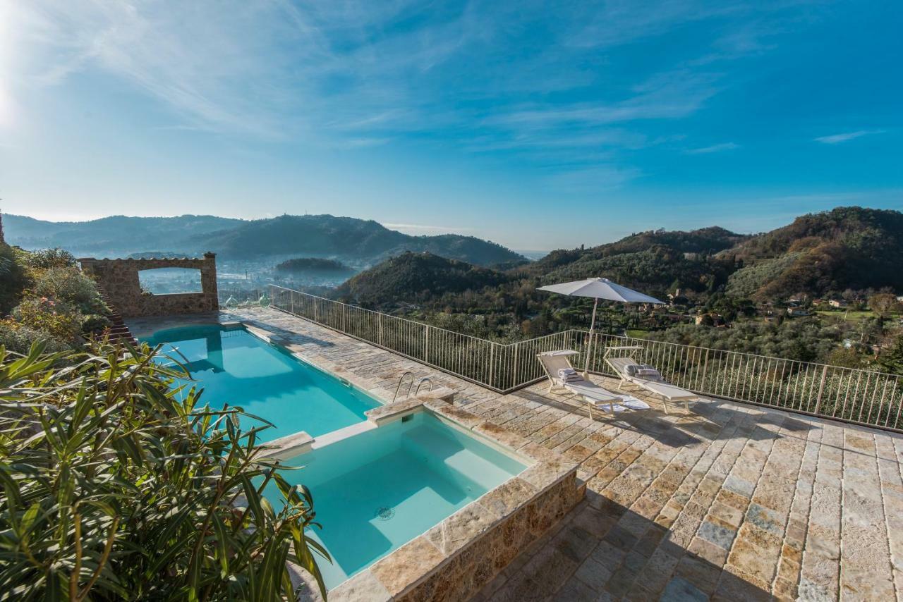 Charming Farmhouse In The Hills, Private Pool, Sea View, Dream Panorama Камайоре Экстерьер фото