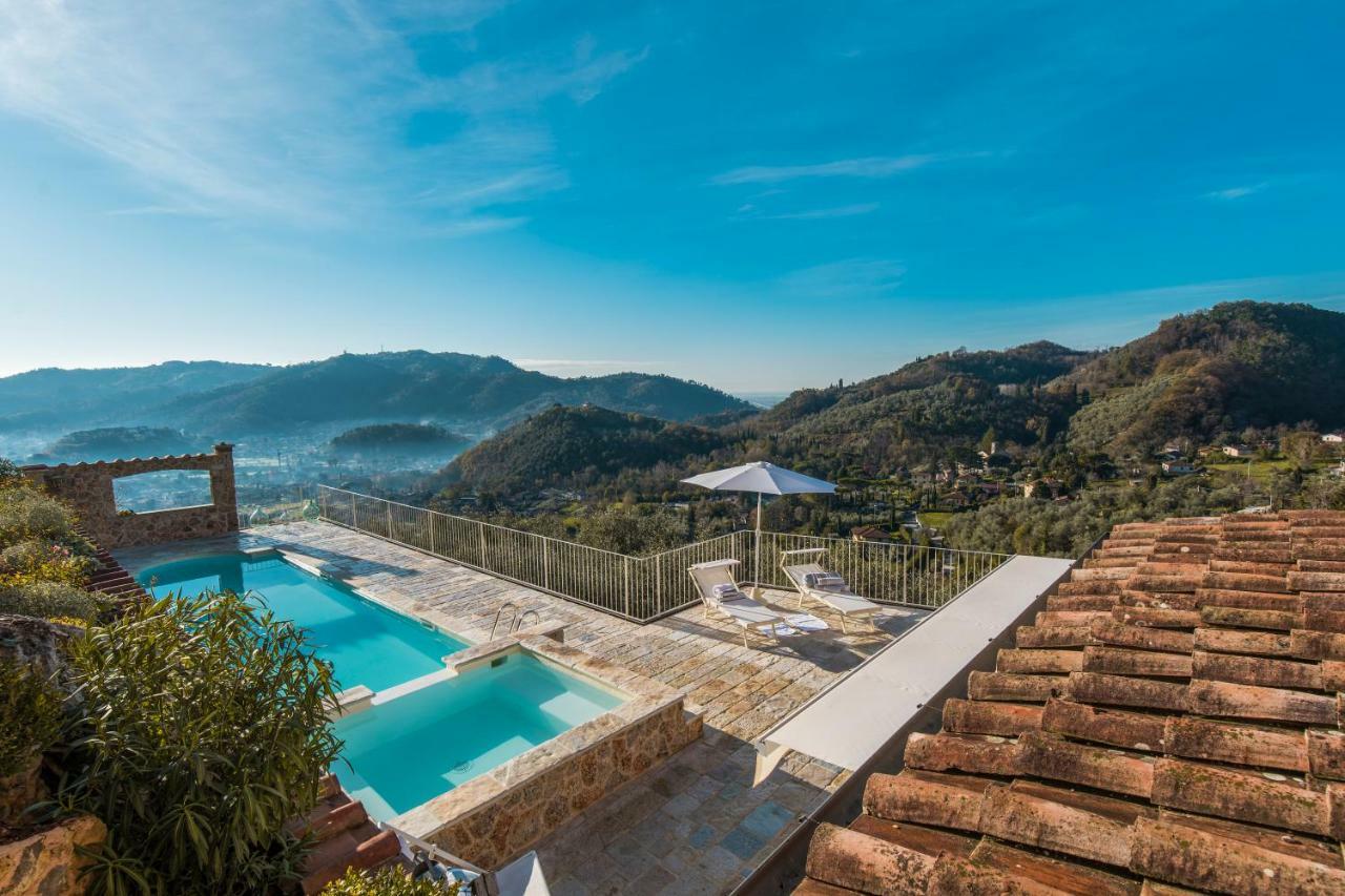 Charming Farmhouse In The Hills, Private Pool, Sea View, Dream Panorama Камайоре Экстерьер фото